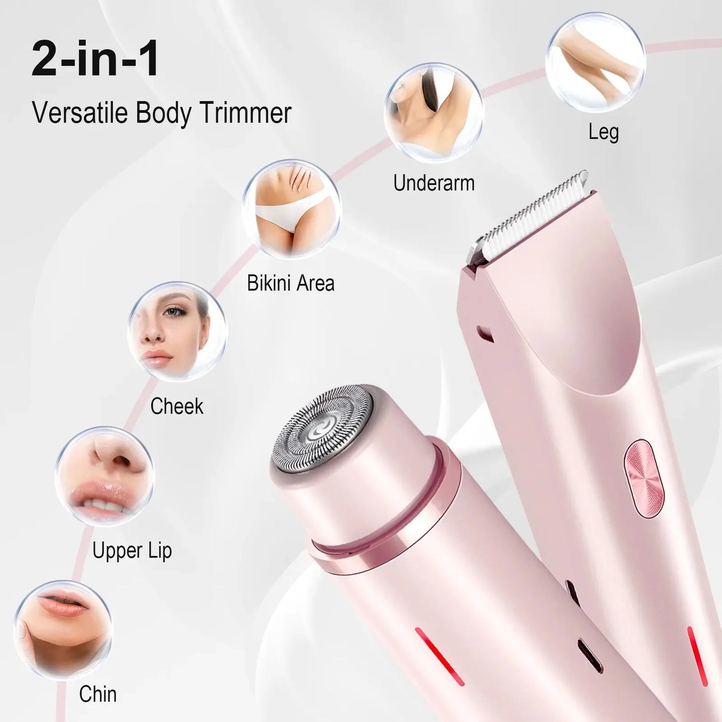 Zuvelle 2 in 1 cordless shaver