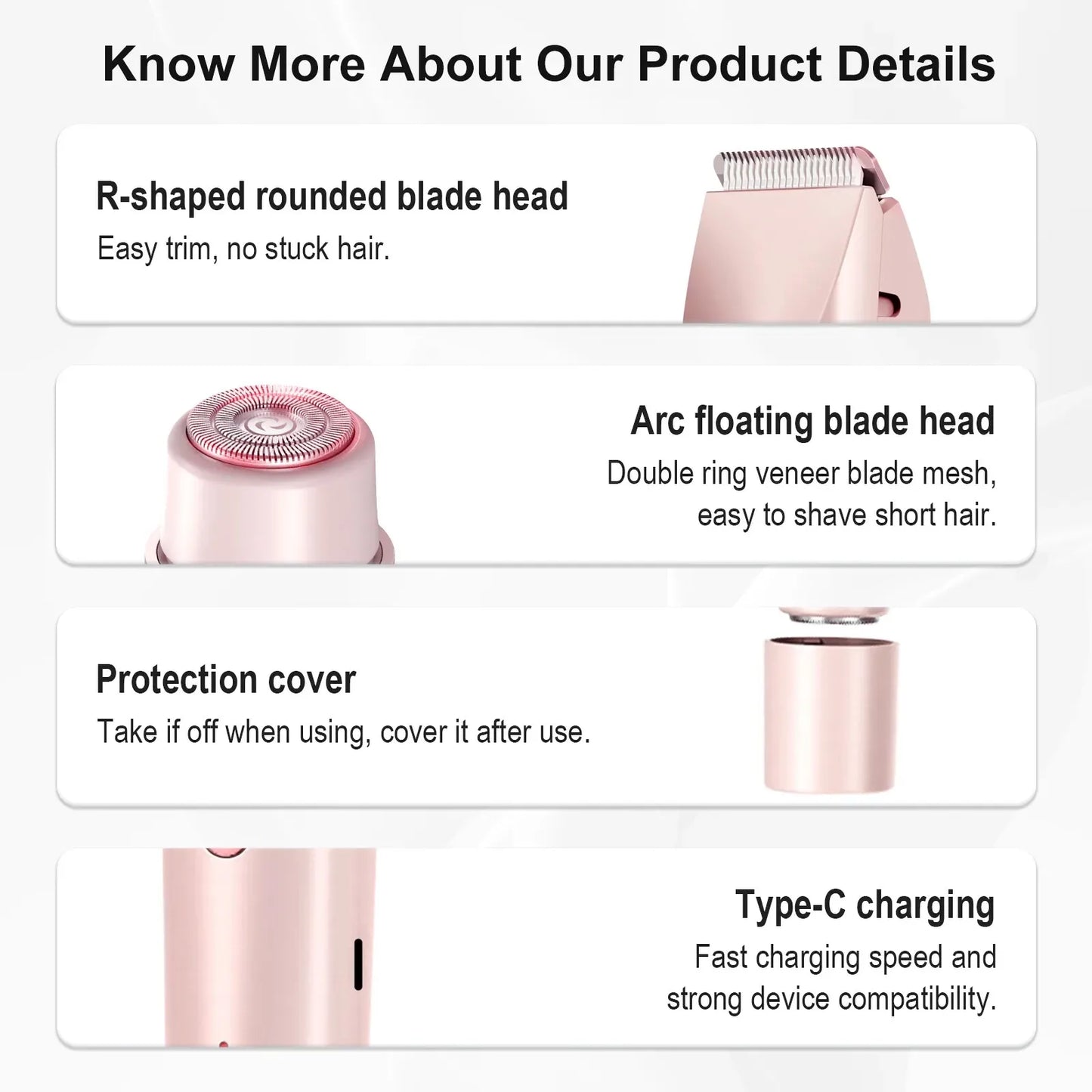 Zuvelle 2 in 1 cordless shaver