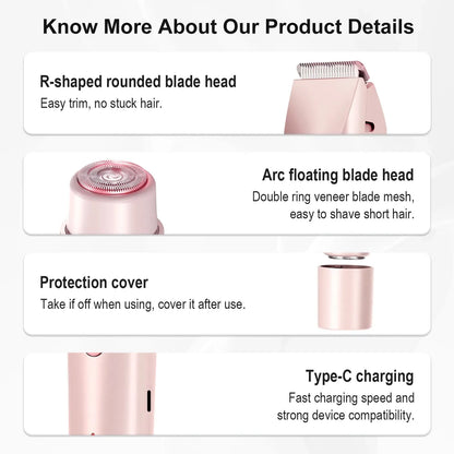 Zuvelle 2 in 1 cordless shaver