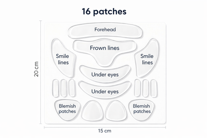 Zuvelle Reusable Anti Wrinkle Patches 16 pcs